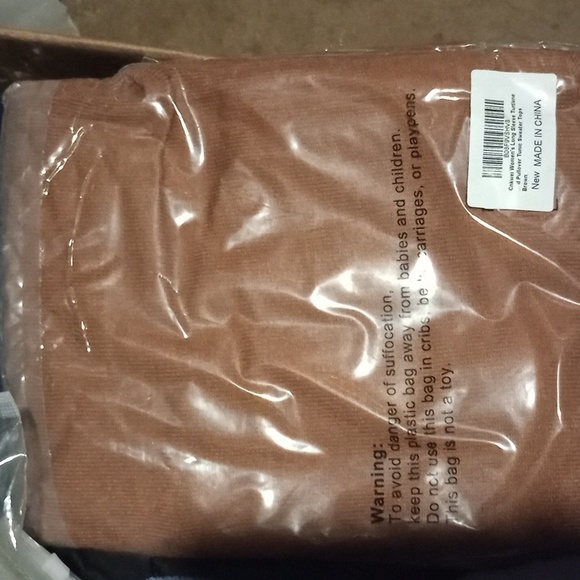 Cnkwei  Long Sleeve Turtleneck Sweater Dress Large - Picture 5 of 6